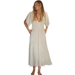 free people denim patchwork dress Free People Denim Patchwork Overall Mini Dress